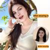 Grasping Clip Slightly Curled Side Ponytail Wig Braid Low Tie Wig Ponytail Natural and Easy To Handle