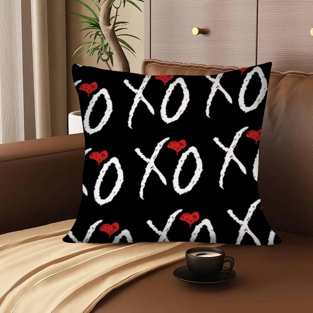 1Pc Rapper The Weeknd Xo Pillow Case Fashion Square Pillowcase Bedroom Sofa Room Ins Decoration Leisure