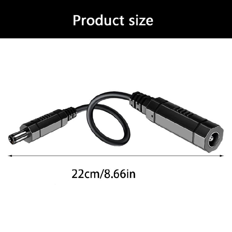 Universal Routers Reboot Cable DC5.5x2.1mm Plugs 72H Auto Power Off Intelligent Reset and PVC Coating for Home Use