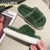 Cotton slippers women's winter wear non-slip indoor home plush confinement slippers women's summer postpartum spring and autumn models
