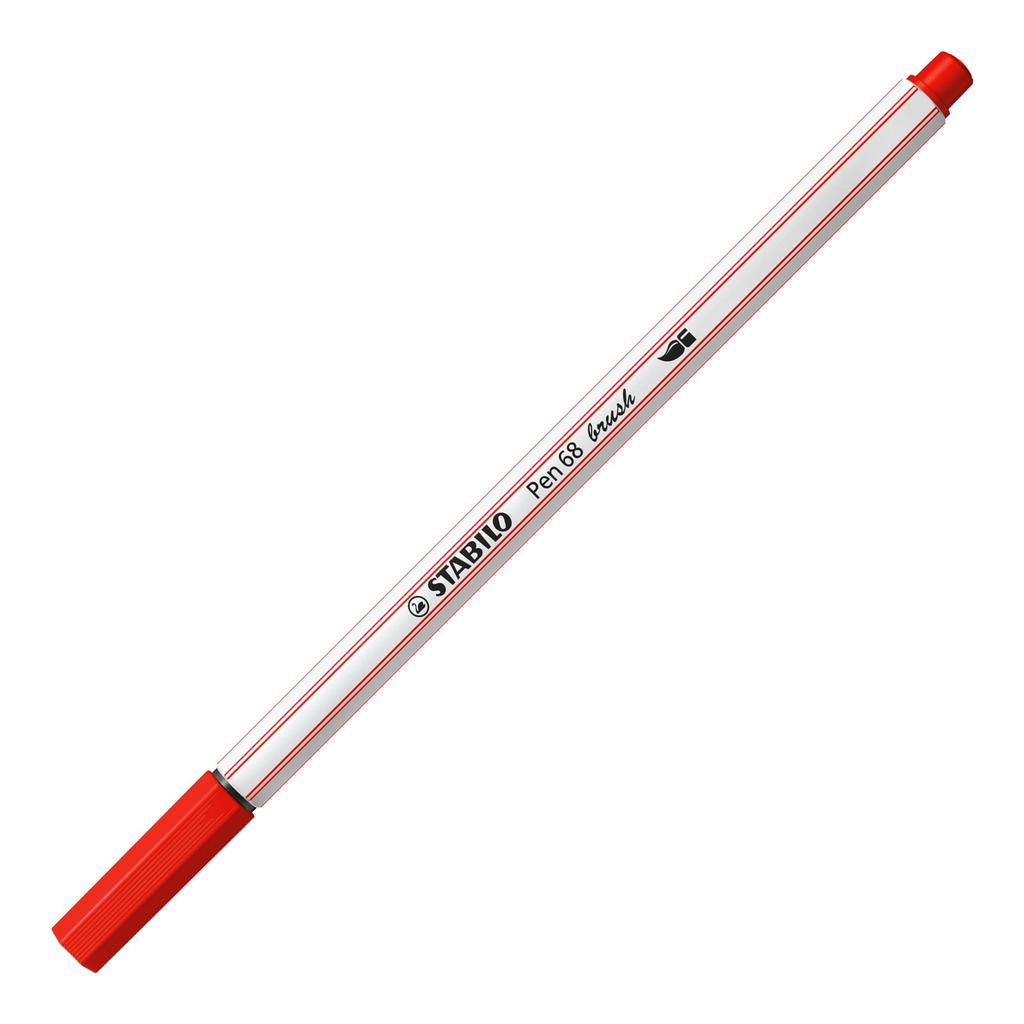 STABILO Pen 68 Water-Based Brush, 6-Color Set, 568-06-11
