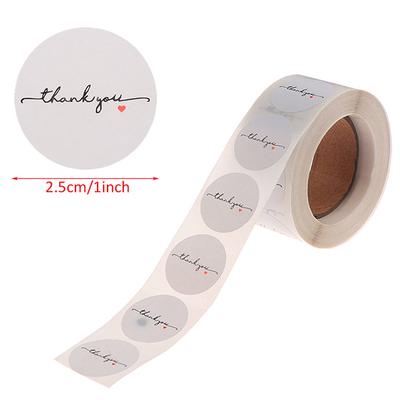Round White Label Sticker Thank You Sticker Scrapbook 1 Inch