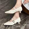 Summer New Women High Heels Shoes Sexy Pointed Toe Heeled Sandals Elegant 2025 Dress Party Woman Brand Pumps Trend Zapatos Mujer
