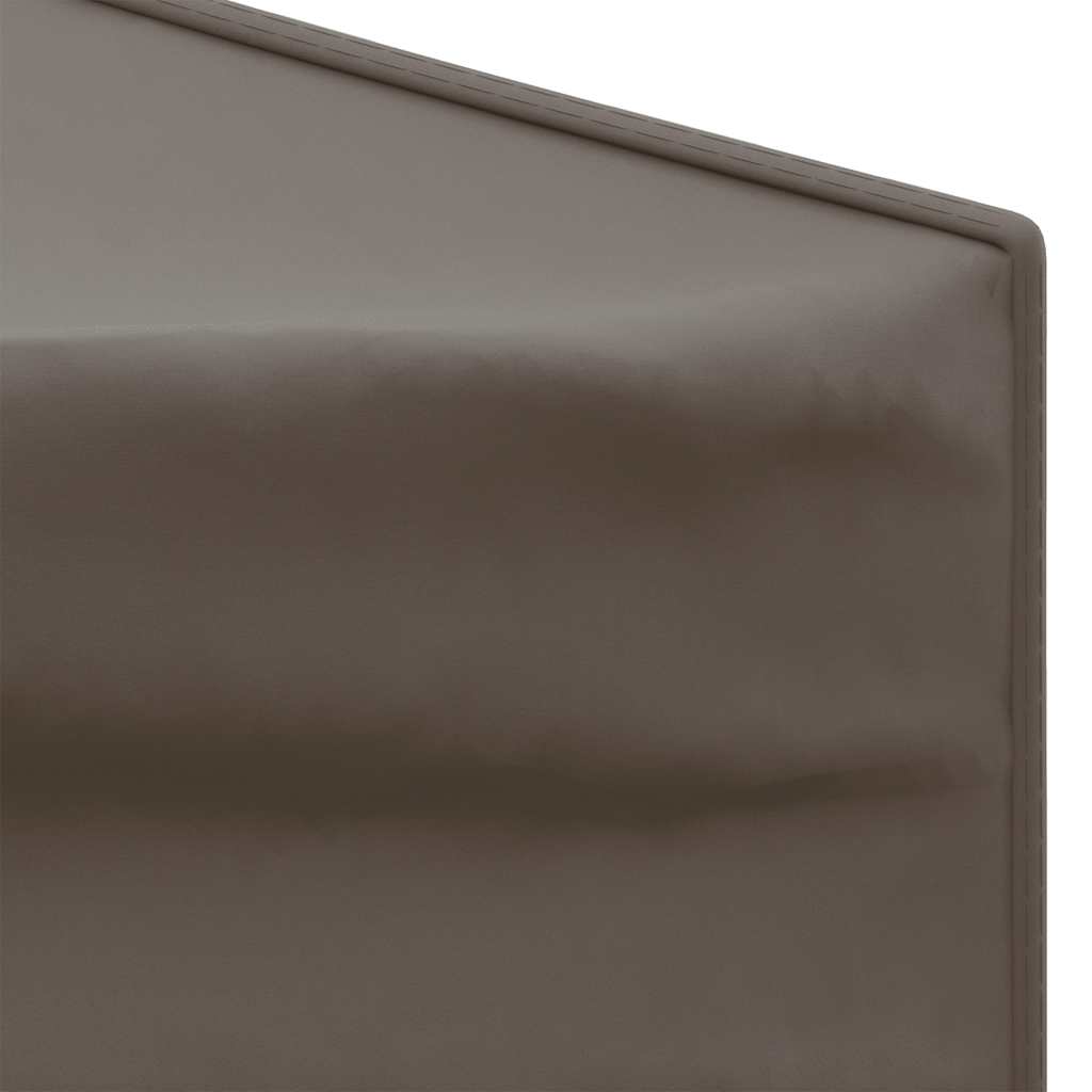 Vidaxl Foldable Party Tent With Walls, Taupe, 2X2 M