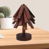 Tree Trivets Drink Coasters Creative Gryteholdere Sammenleggbar bordmattesett for tekanne