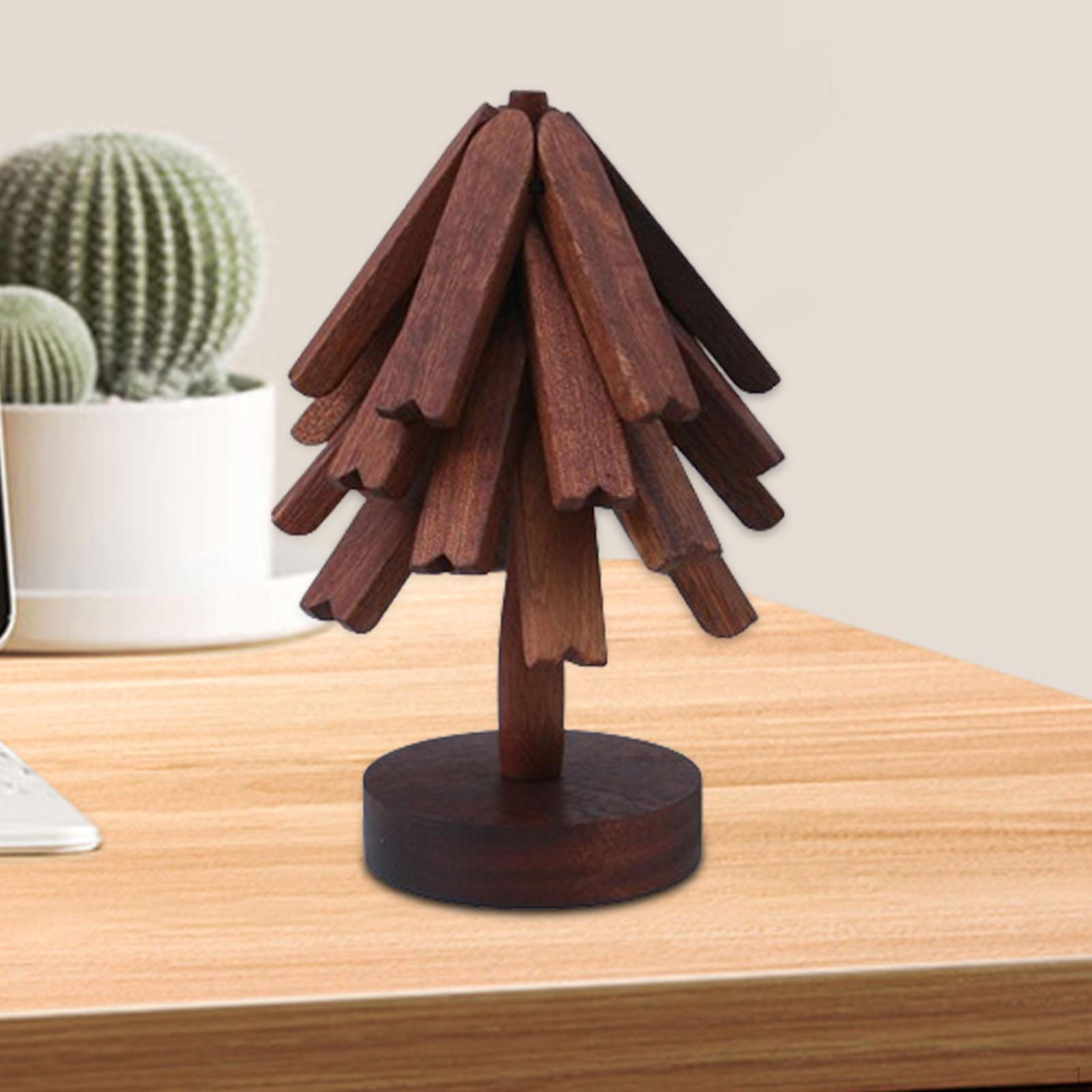 

Подставки под дерево, подставки для напитков, креативные держатели для горшков, складной настольный коврик, набор для чайника Sapele wood