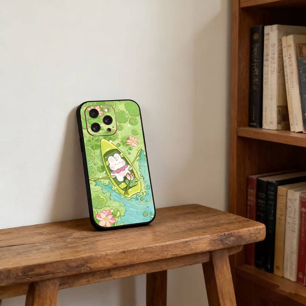 Bunny Kawaii Phone Case For iPhone17,16,15,14,13,12,11 Plus,Pro Magnetic For Magsafe Wireless Charging