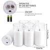 Set of 6 Plastic Candle Lantern Battery Flameless Led Candle Cheap Safer Candles Party Holiday Event Perfect Decoration
