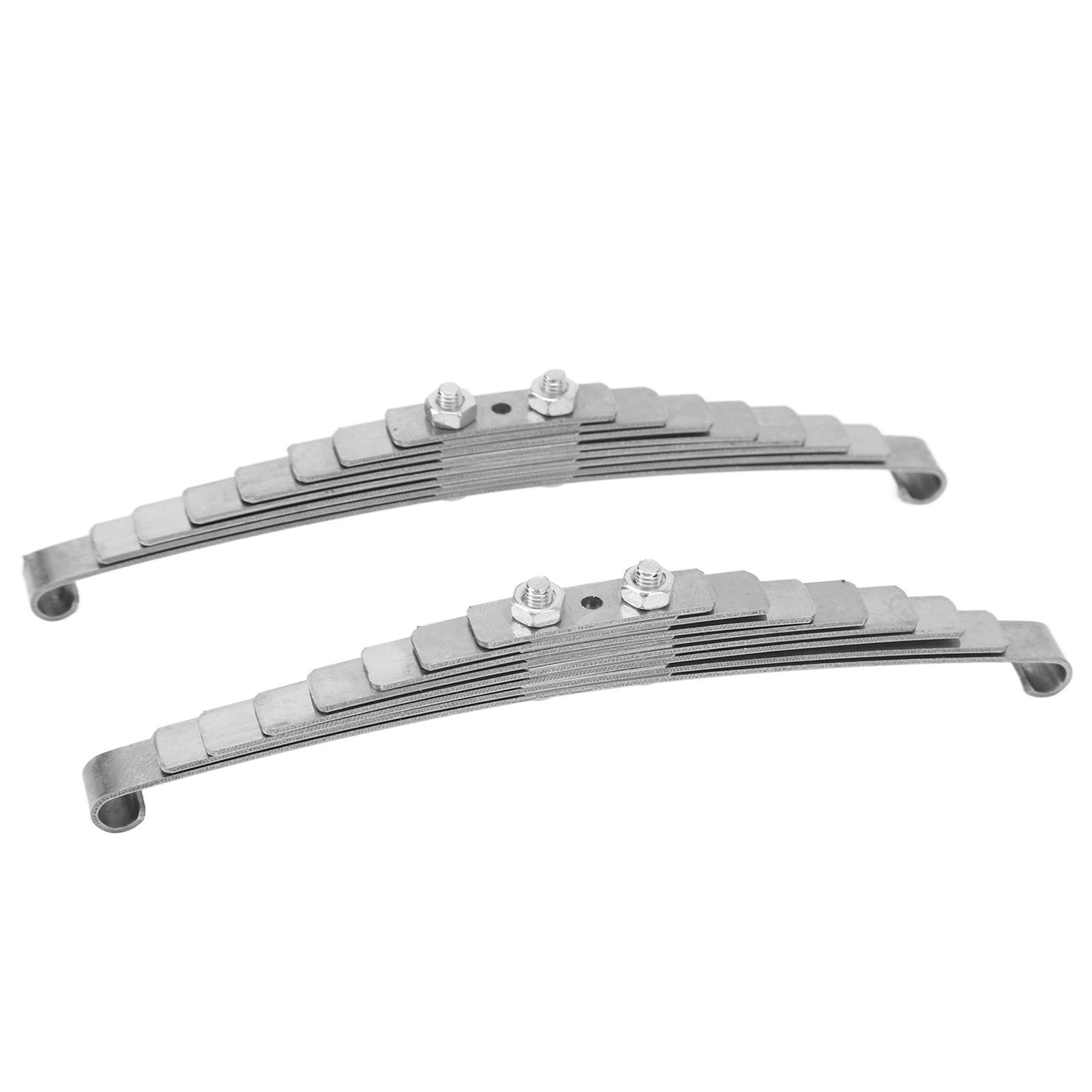 

2Pcs RC Car Front Suspension Plate Stainless Steel Rust Proof Wear Resistant for Tamiya 1/14 Dump Truck