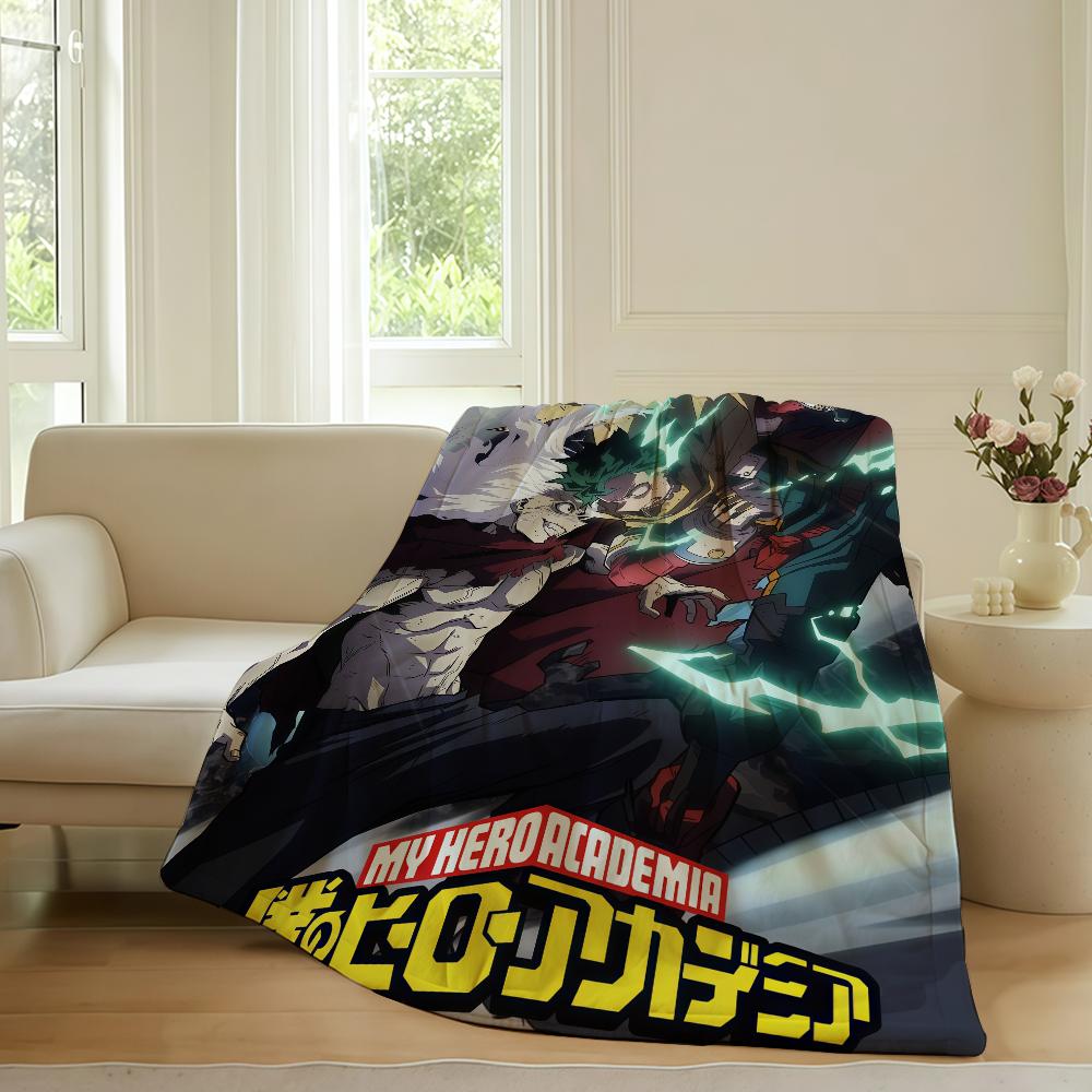 Adventure Anime My Hero Academia Blanket For Sofa Office Bed Plane Travel Sleep Read Relax Camping Soft And Warm