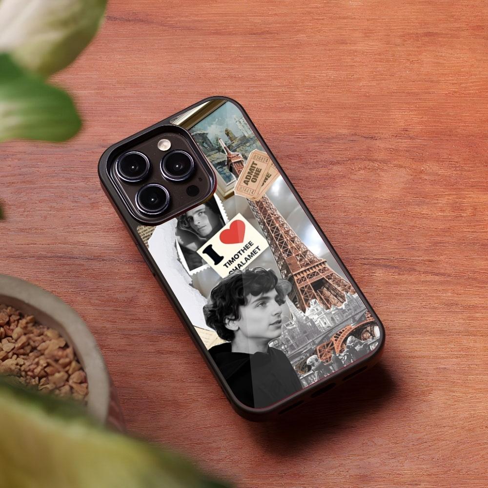 Timothee Chalamet Actor Phone Case for Iphone 16 15 14 13 Pro Max 12 11 Mini 7 8 Plus Se Xr X Xs Fundas Shell PC+TPU Cover