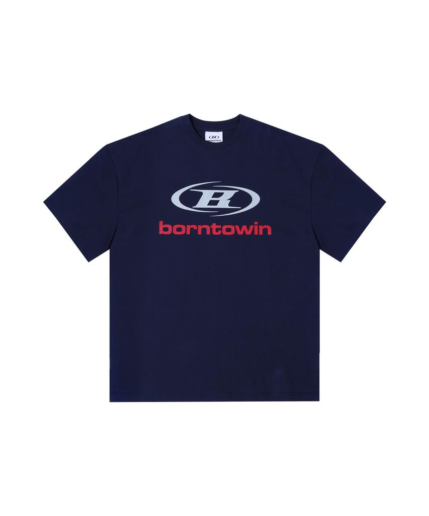 BORN TO WIN Symbol B Logo T-Shirts [Navy]