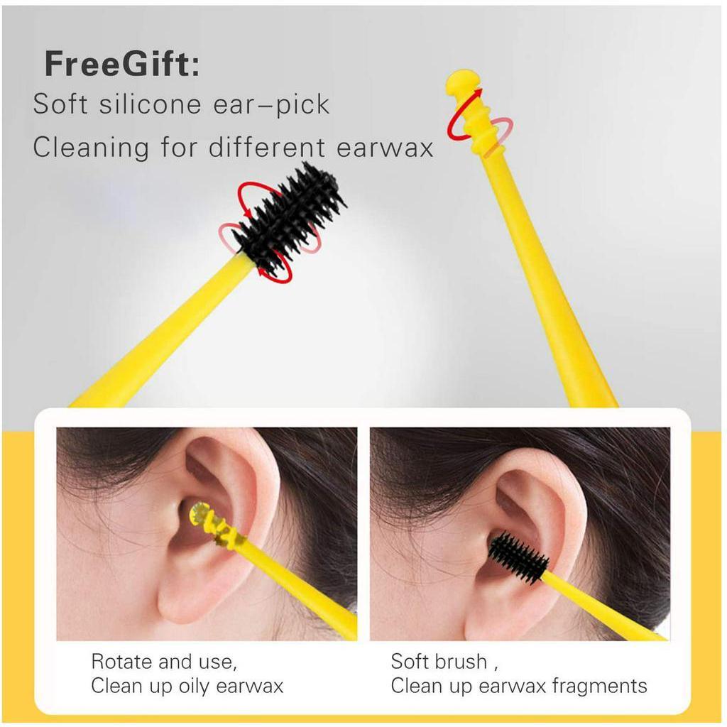 Homlly Ear Wax Removal Cleaning Tool Kit Rechargeable with Magnifier Light