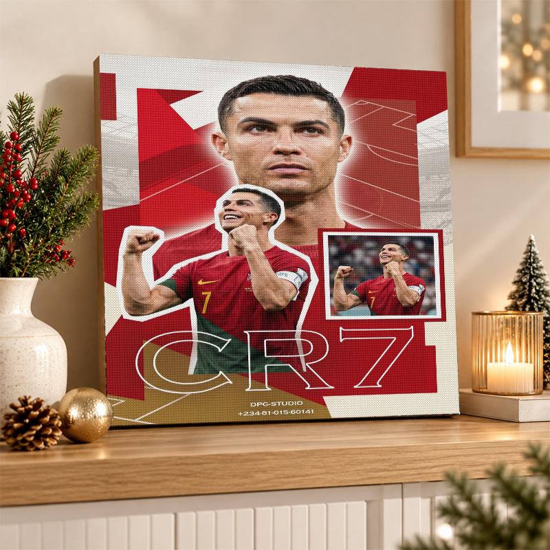 Cristiano Ronaldo Diamond Painting Kit 5D Full Drill DIY Diamond Mosaic Wall Art Home Decor