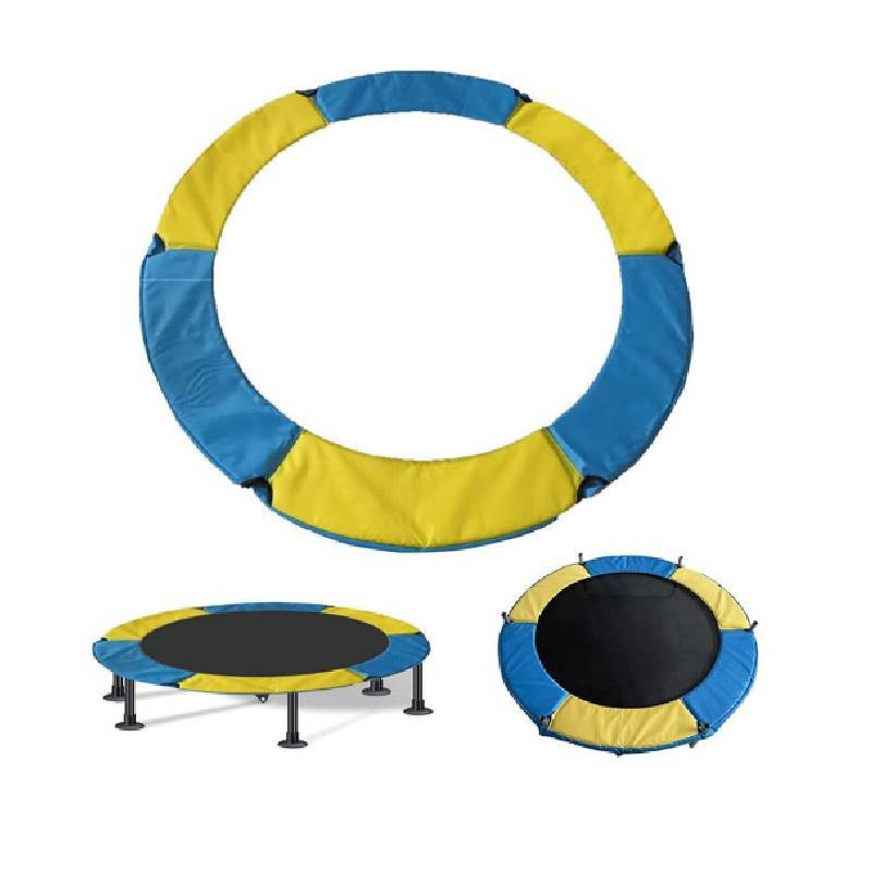 Childrens Trampoline Safety Cover With Foam Edge Protector For Outdoor Play Area