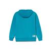 Li Ning Sport Fashion Series Solid Color Loose Zipper Hoodie Unisex Hoodies Jade-Blue AWDR867-4