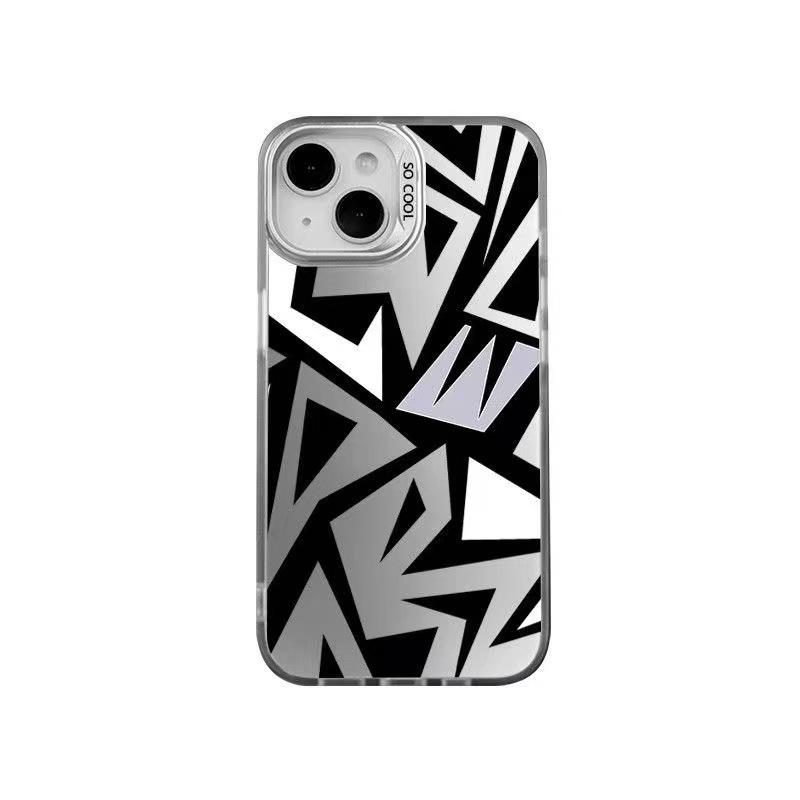 Black Lightning Is Suitable for The Apple 15pro, Cool 14promax Phone Case, Creative 13, Niche 12/11/XS