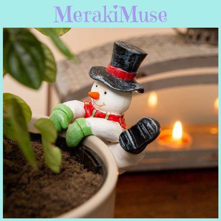 Santa Eyecatching Claus And Snowman Planter Wall Art Great For Decor Christmas