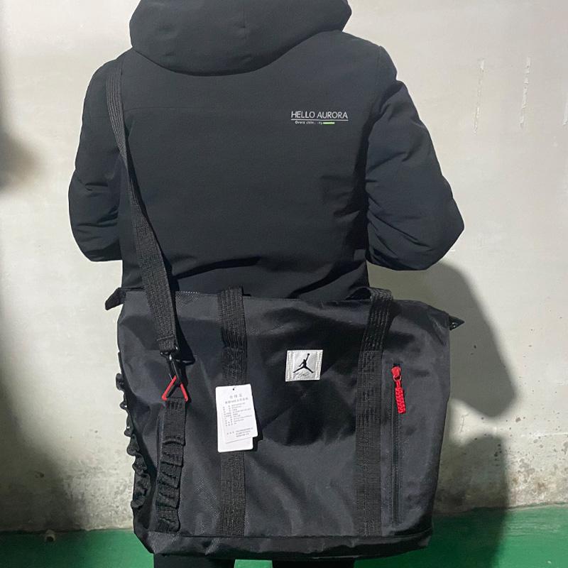 New Jordan Polyester Basketball Bag Gym Bag Handbag Shoulder Bag Crossbody Bag Men's Black FN6303-010