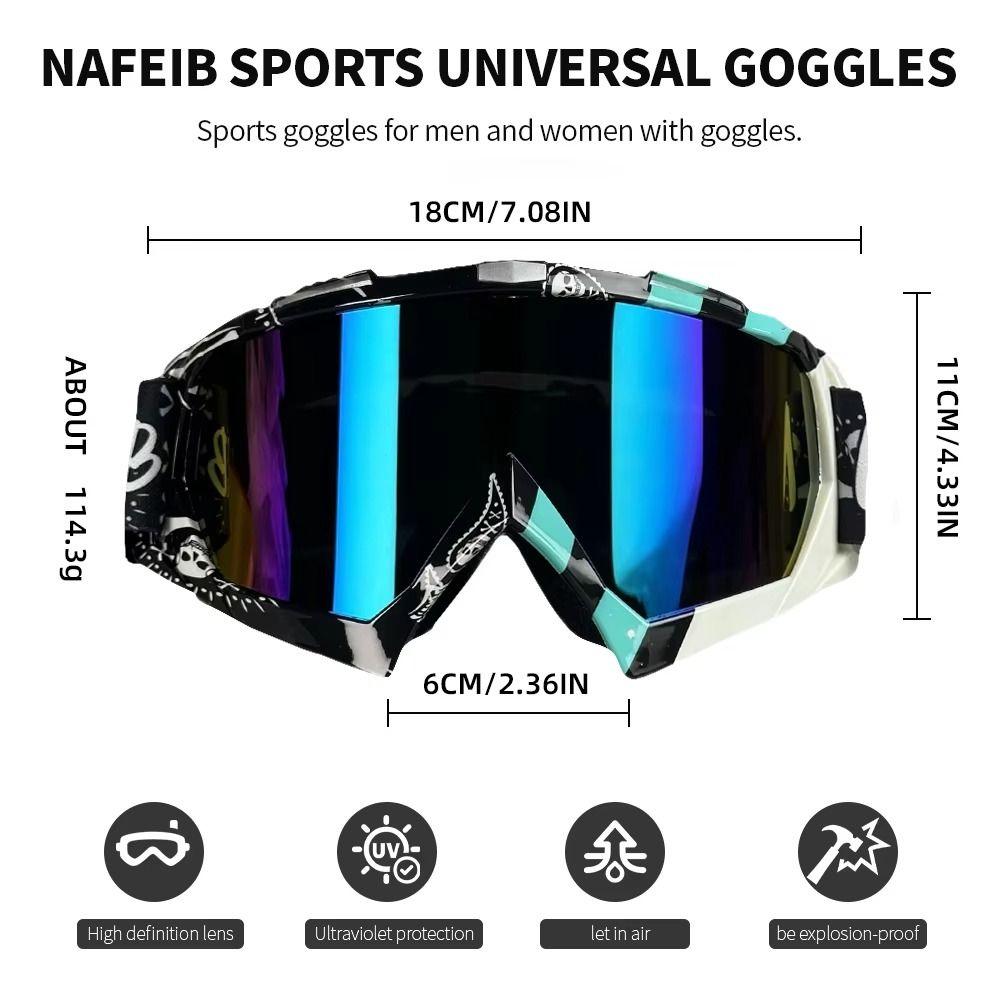 Dustproof ATV Goggles MX Riding Motorcycle Glasses Motocross Ski Glasses  Youth Kids