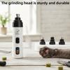 Dog Nail Grinders USB Charging Electric Dog Nail Clippers Vibration Cordless Dog Grooming Safe Clippers for Small Large Dog Cat
