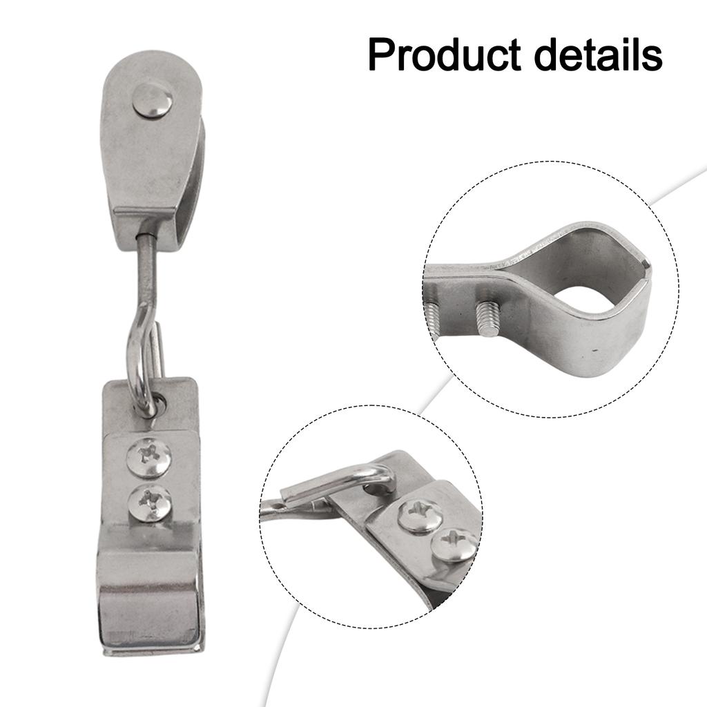 Weather Resistant Shade Sail Hardware Stainless Steel Pulley 10pcs Pulley Wheels
