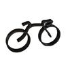 2 Stück 3D-gedruckte abstrakte Fahrradfigur Minimalistische moderne Fahrradstatue Skulptur Heim-Büro Bücherregal Schreibtischdekoration