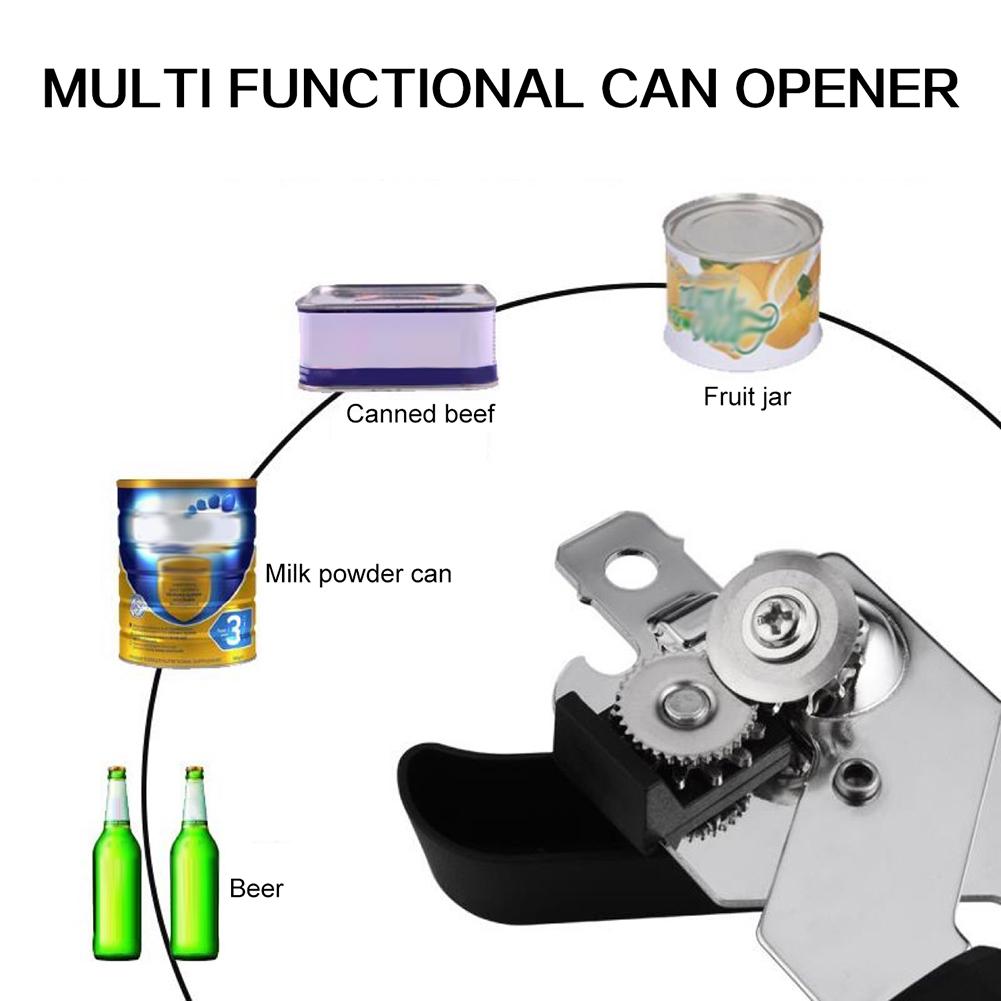 Can Opener Multi-Functional Bottle Opener 3 In 1 Professional Beer Grip Can Opener Kitchen Gadgets1