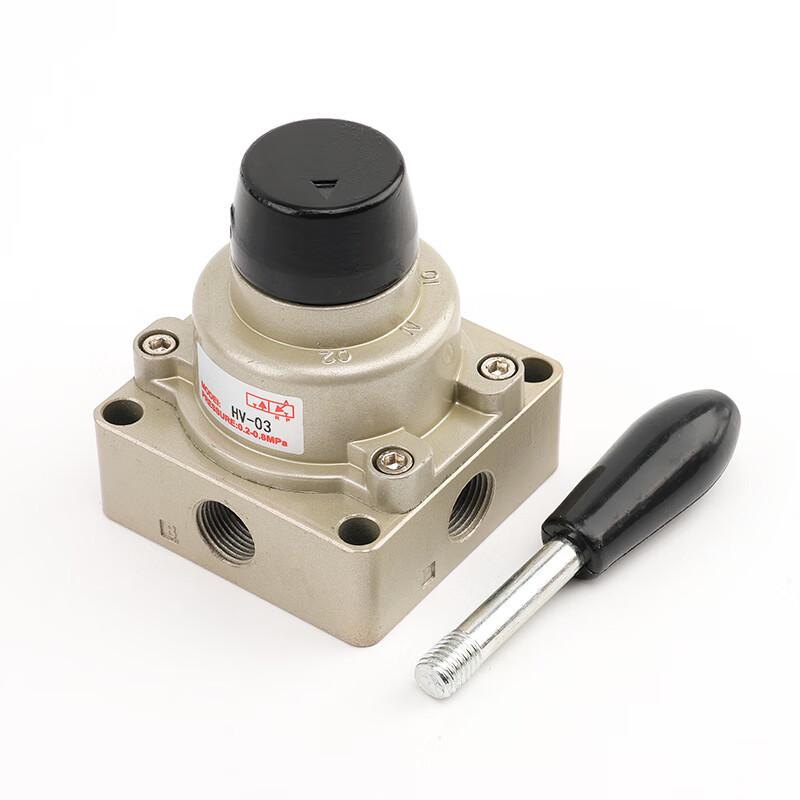 Naistead Pneumatic Manual 3-Position 4-Way Hand Valve