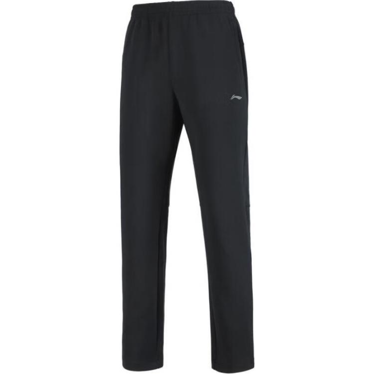 

Li-Ning Moisture Wicking Breathable Sports Pants Men pants Black AKLTE29-1 S
