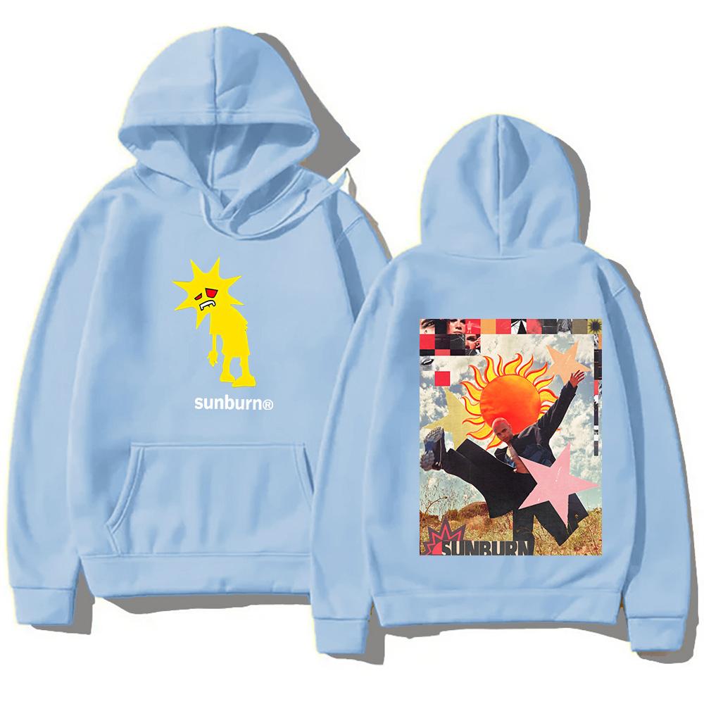 Vergiss mich nicht Sunburn Tour Pullover Dominic Fike Hoodie Streetwear Trend Übergroße Kleidung High Street Kapuzenpullover Popmusik