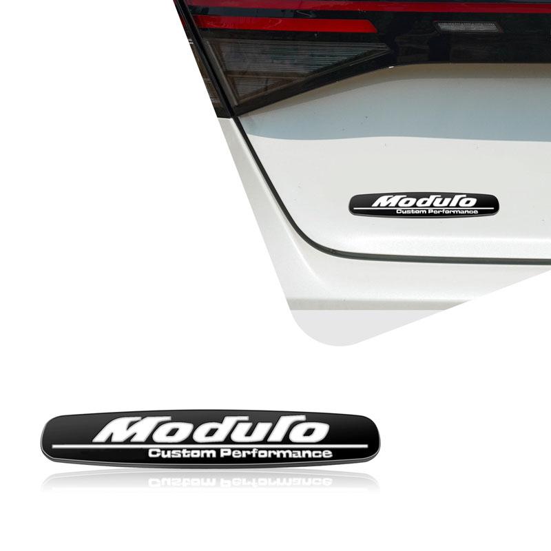 1Pc 3D Metal Car Styling Moduro Logo Emblem Side Fender Rear Trunk Badge Sticker For Civic Jazz Odyssey Accord Fit