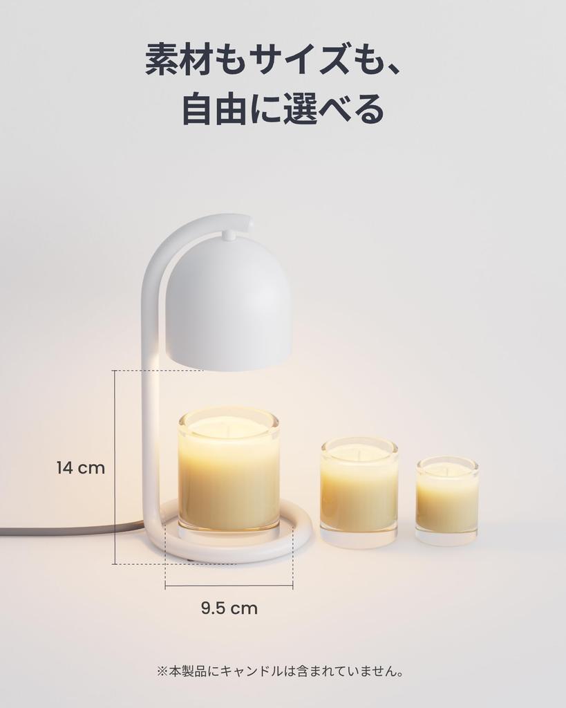 SwitchBot Candle Warmer with Timer and Controller - Alexa Compatible - Smart Candle Light with Stepless Dimming, Includes 2 Halogen Bulbs, Wi-Fi & Blu