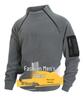 Men's Double Zipper Collar Hoodie - Autumn/Winter Trendy Street Casual Jacket