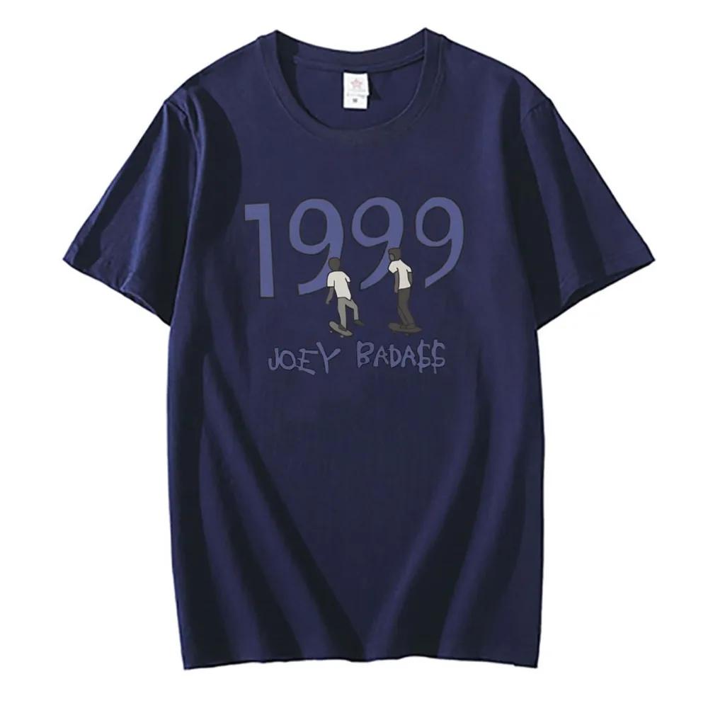 Rapper 1999 Joey Badass Print T-shirts Men Hip Hop Vintage Tshirt Male Korean Fashion Trend Oversized T-shirt Men's Streetwear