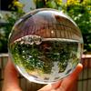 1PC Crystal Sphere Photography Props Clear Reflective Glass Ball Decor Crystal Ball