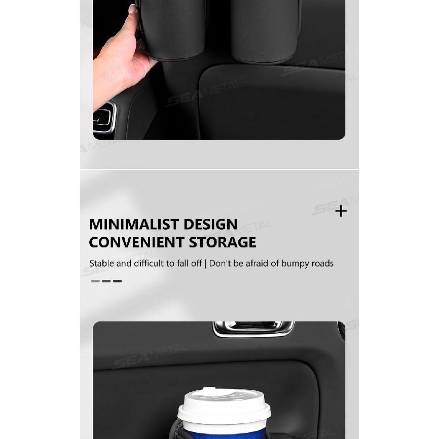 SEAMETAL Universal Car Door Cup Holder Box Back Clip Design Drink Rack Storage Bin Car Seat Back Water Cup Box Organizer Pocket Cup Holders 5