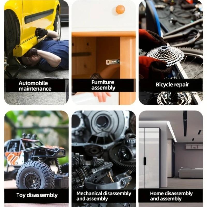 1 Set Ball End Allen Key Sets, Industrial Grade 9-Piece for Automotive Repair, Machinery Maintenance & Furniture