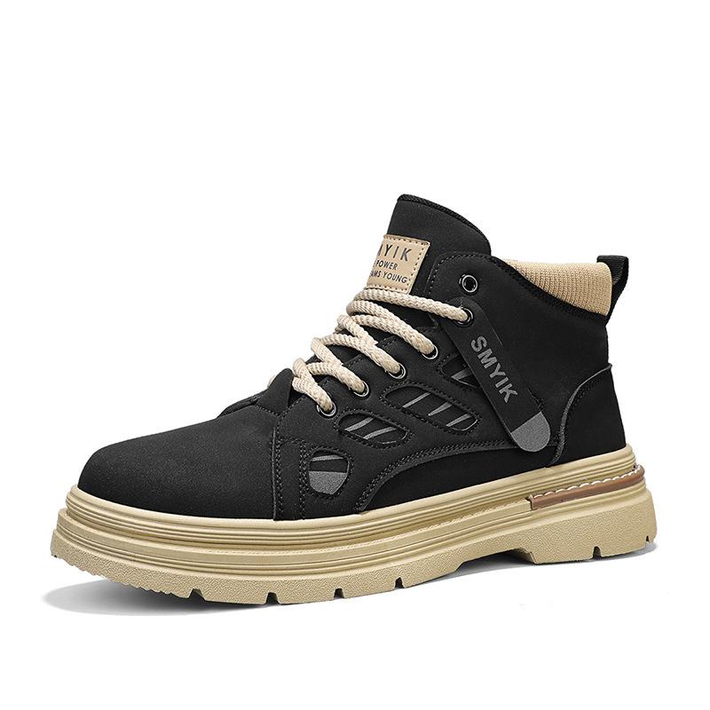 

New sports shoes autumn casual Martin boots platform boots men s hiking shoes tooling boots short boots outdoor shoes 39