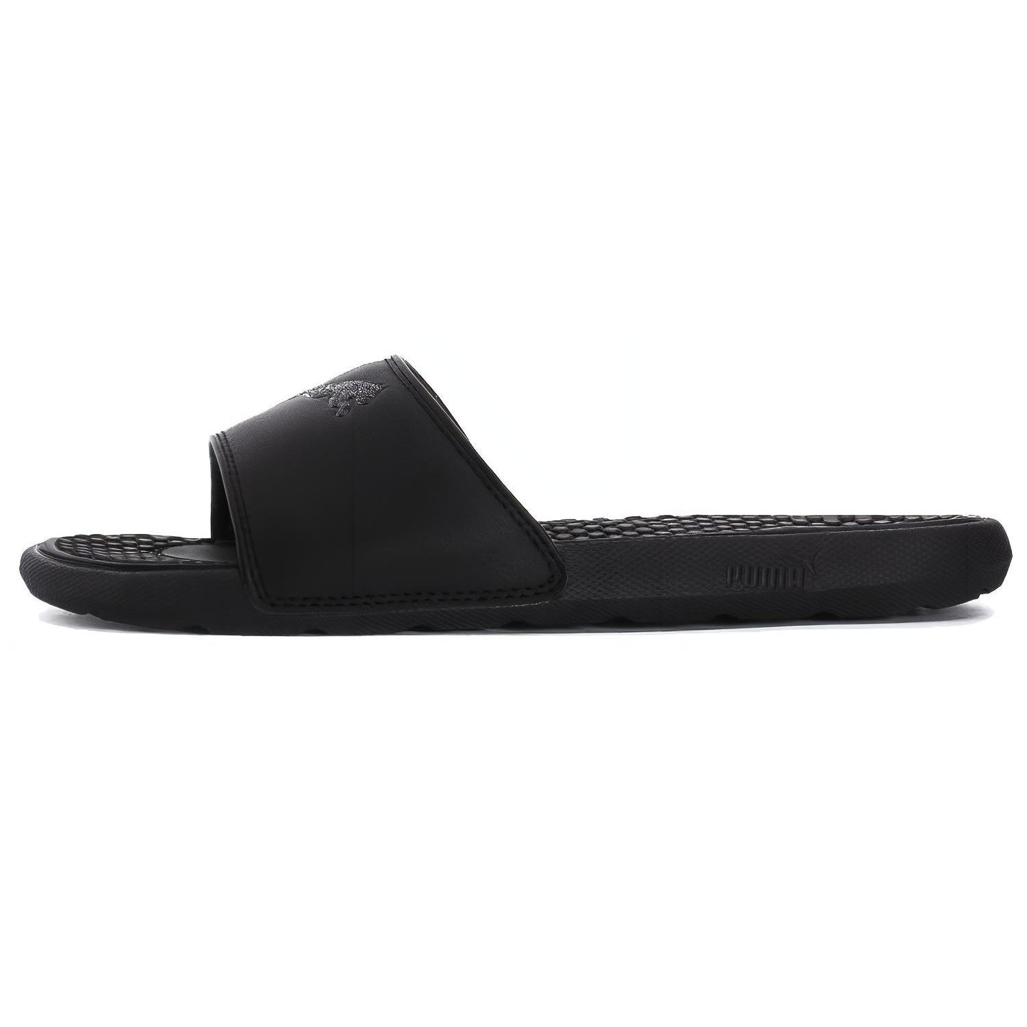 (WMNS) PUMA Cool Cat Sport Glitter Slipper Black/Silver Women s 371017-02 EU 38