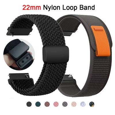 Cinturino in Nylon da 22 mm per Xiaomi Watch S4 Sport S2 46mm/42mm S1 Active S3 S4 colore 2 Cinturino Mi Watch per REDMI Watch 5 Lite Braccialetto
