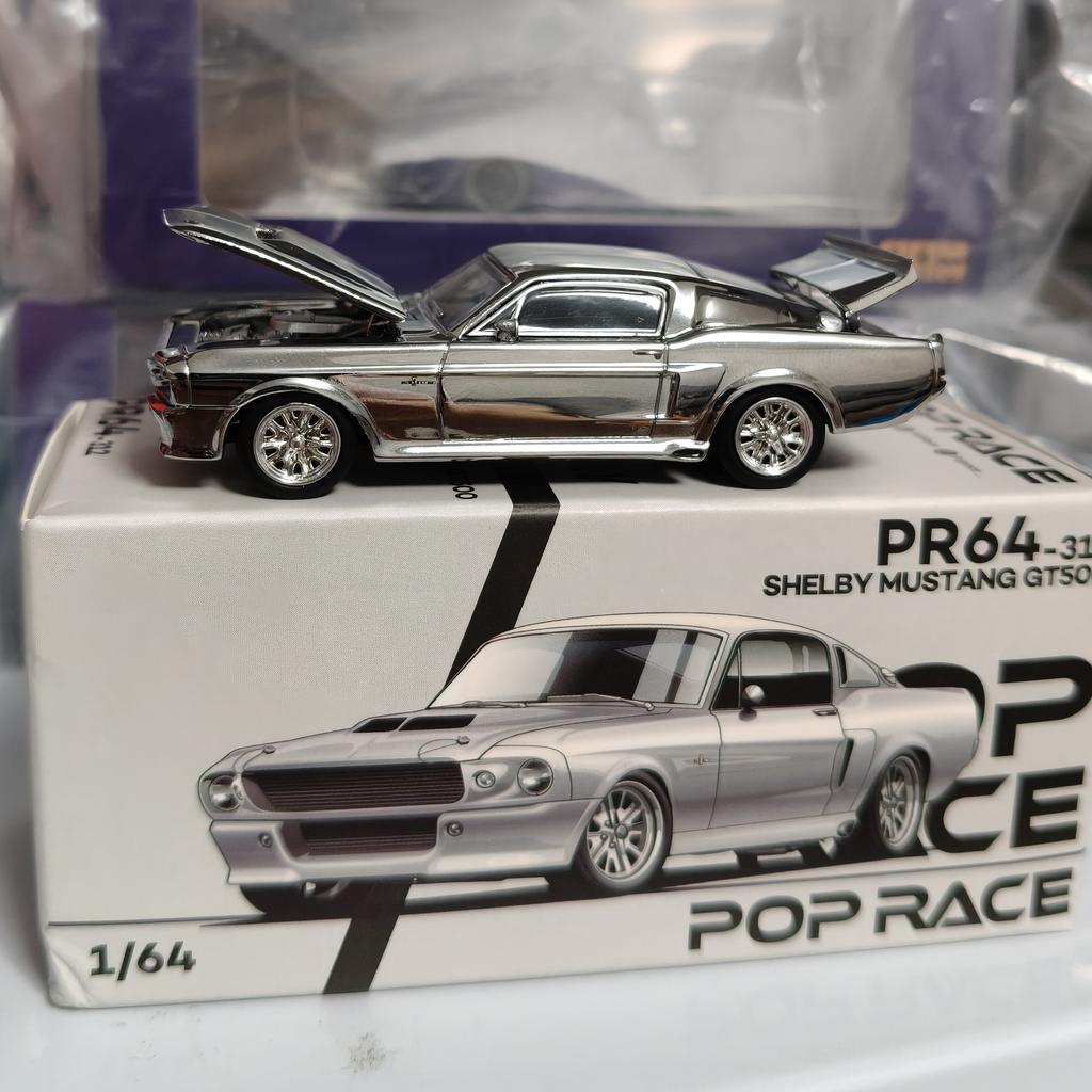1:64 SHELBY Mustang GT500 Alloy Car Model Adult Gift Hobby & Toys Static Finished Ornaments Collectibles Scene Simulation