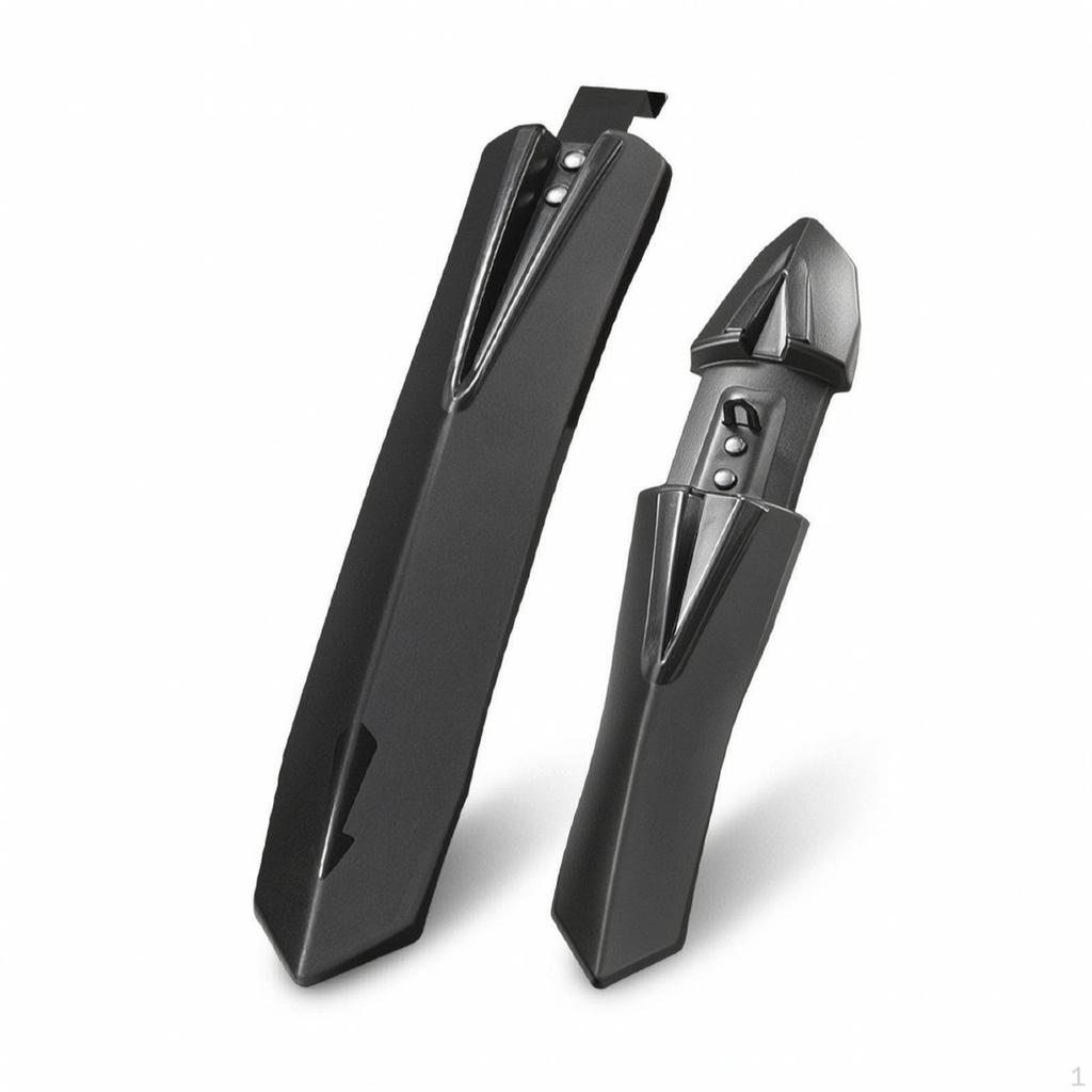 2 Pieces Aerodynamic Cycle Mudguard | Sturdy Build, with Mounting Hardware, Easy to