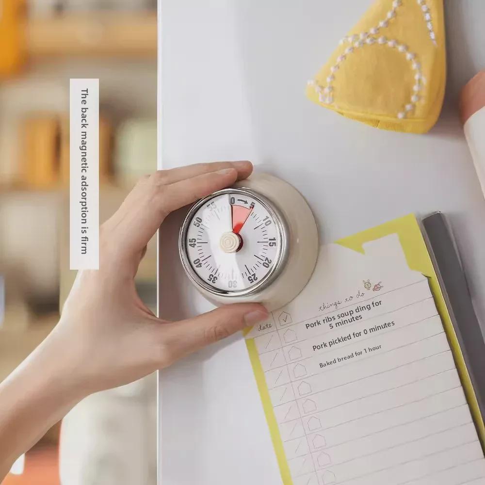 Magnetic Kitchen Timer: Visual Countdown & Alarm