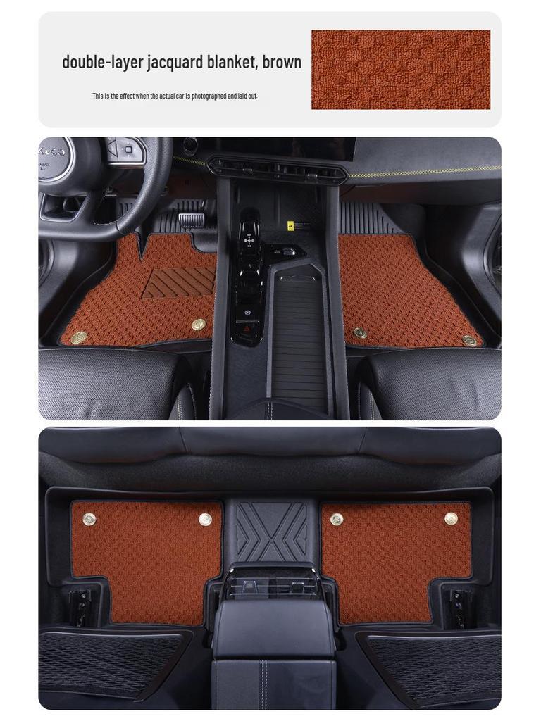 TPE Full Coverage Floor Mats for BYD Song PLUS L MAX EV DMI