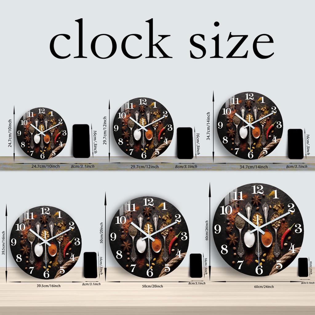 Marble-Patterned First-Class Wooden First-Class Wall Top-Grade Clock 10-24Inch First-Class Silent Top-Grade Wall Premium-Quality Clocks