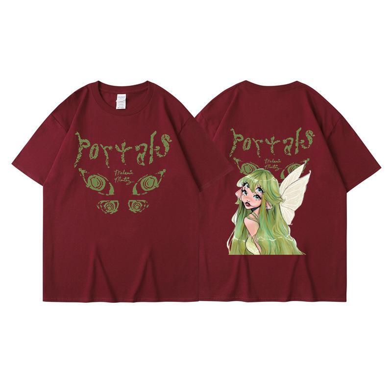 Melanie Martinez Portals New Album Women's T-Shirt Top Summer Loose Short Sleeves