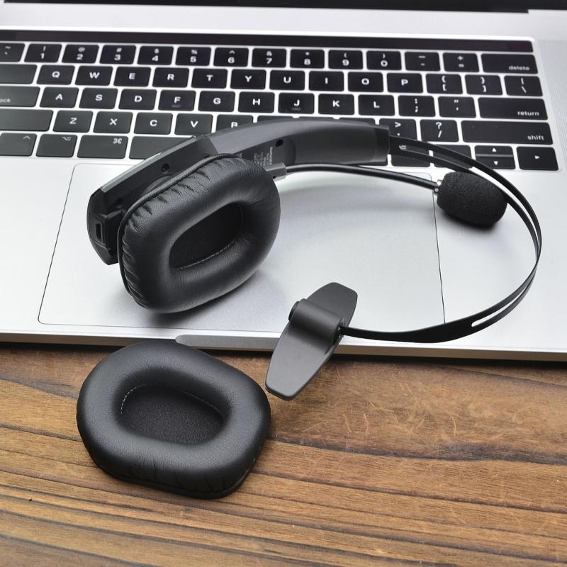 Replacement Ear Cushions for Noise Isolation and Comfort,for Vxi B350XT Headsets,Earpads Earcups Easy Installation