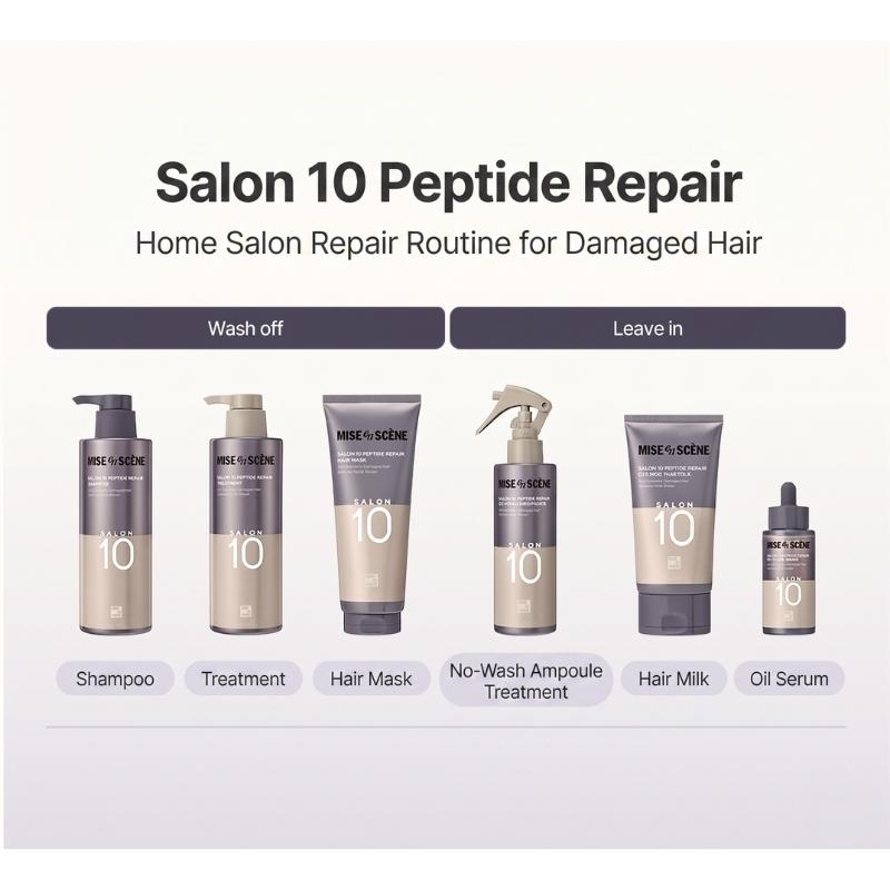 [Mise en scene] Salon10 No wash Damaged Ampoule Treatment Mist 200ml