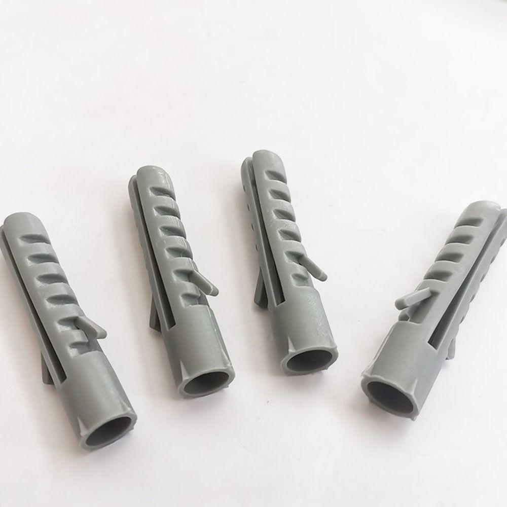 100pcs M6X30 Expansion Nylon Anchor Grey Wall Plug High-quality Wall Anchor Hollow Block